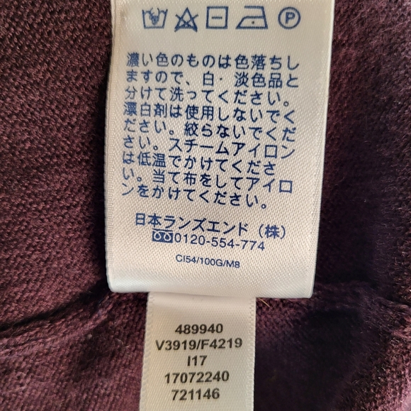 Lands End Merino Wool Cowl Neck Sweater Dress size XSmall Petite - Picture 8 of 8